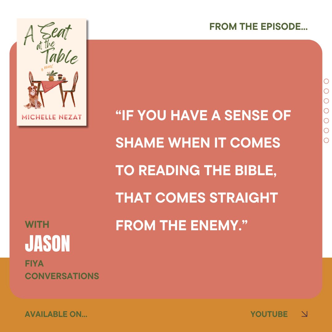 michellenezat's tweet image. This was such an amazing conversation. Jason was so real and cares about the listener as he guides the conversation. We ended up talking about the Bible more than my book and I wouldn't have it any other way.

https://michellenezat/booktour