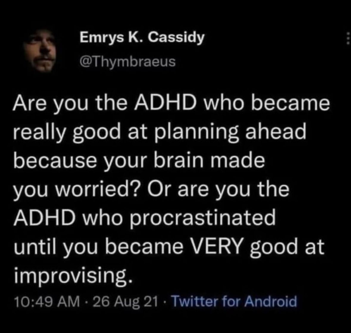 ADHD Memes (@adhdforreal) on Twitter photo 