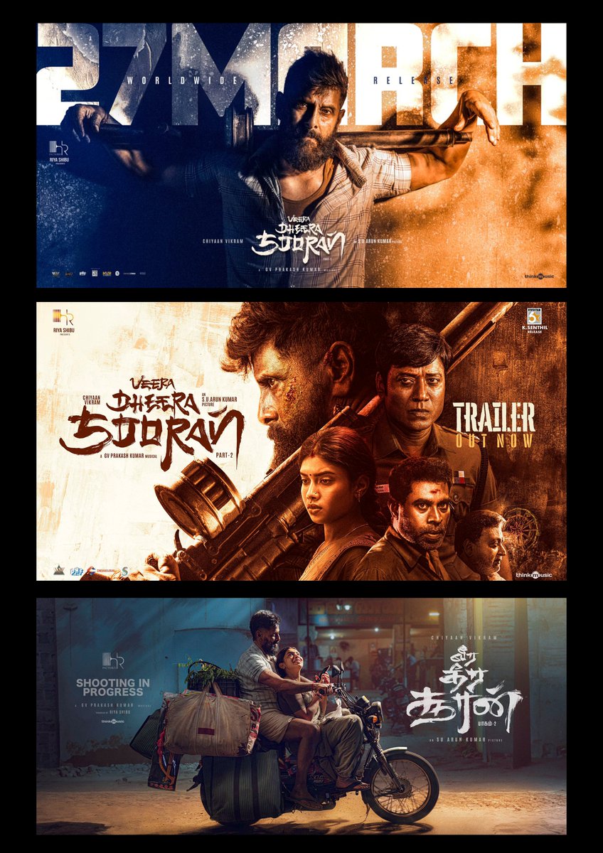 Kishorreey's tweet photo. Another day of being proud to be a @tuneyjohn fan..!!

Another day of appreciating him for delivering an excellent campaign..!

Another day of Tuney delivering a textbook example of how a commercial movie poster campaign should be..!

#VeeraDheeraSooran Poster Campaign https://t.co/GnaLLgEWti