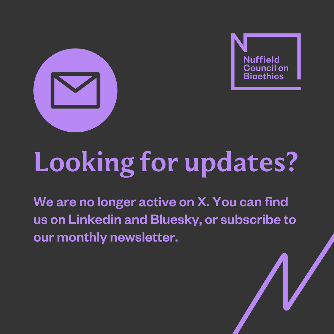 Nuffbioethics's tweet image. Keep in touch!
Find us on Linkedin - bit.ly/NCOB_LinkedIn
We are now on Bluesky - bit.ly/NCOB_Bluesky
Subscribe to our newsletter: bit.ly/NCOB_news