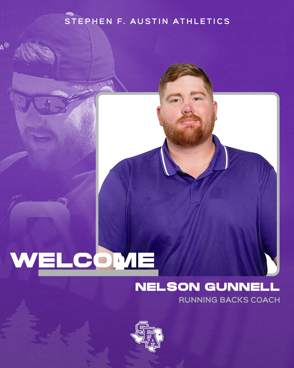 Welcome <a href="/CoachGunnellSFA/">Nelson Gunnell</a> to The Piney Woods! 🌲🪓

#AxeEm x #EastTexasTough