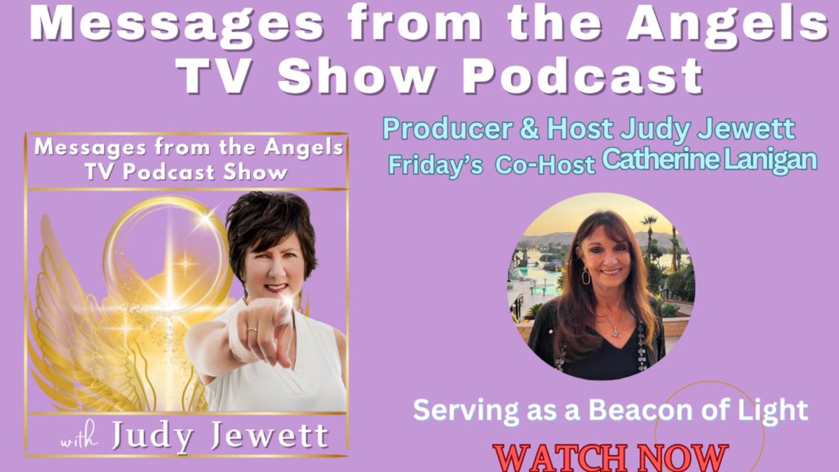 youtu.be/3gLzkdHtoyE 
Join Judy and me, Catherine Lanigan on YouTube as we discuss the massive changes and human evolution happening right now!