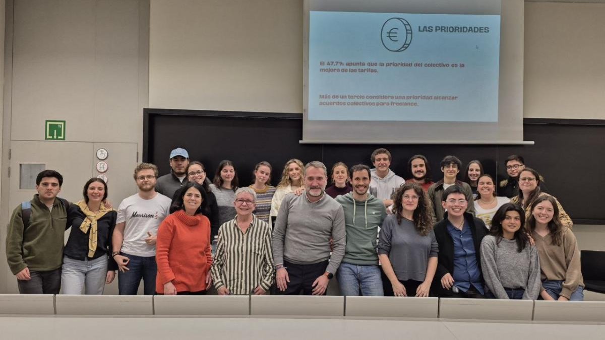 👨‍🎓👩‍🎓 Hemos explicado en la Universidad de Navarra la precaria situación de quienes trabajan por cuenta propia en la comunicación.

❗️ El 75 % de estas personas no son autónomas por propia elección.

➡️ fsc.ccoo.es/noticia:722389