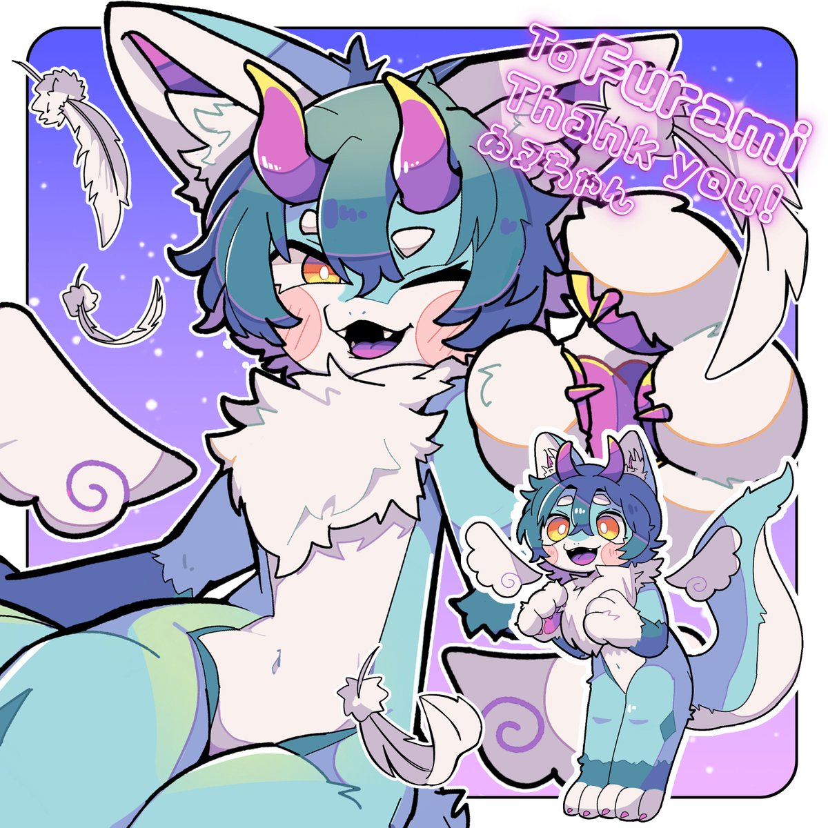 furamifurami's tweet photo. Trying something new ~ 😇
🖌️@ oinuchaaan2 https://t.co/OI4Z1gYBwx