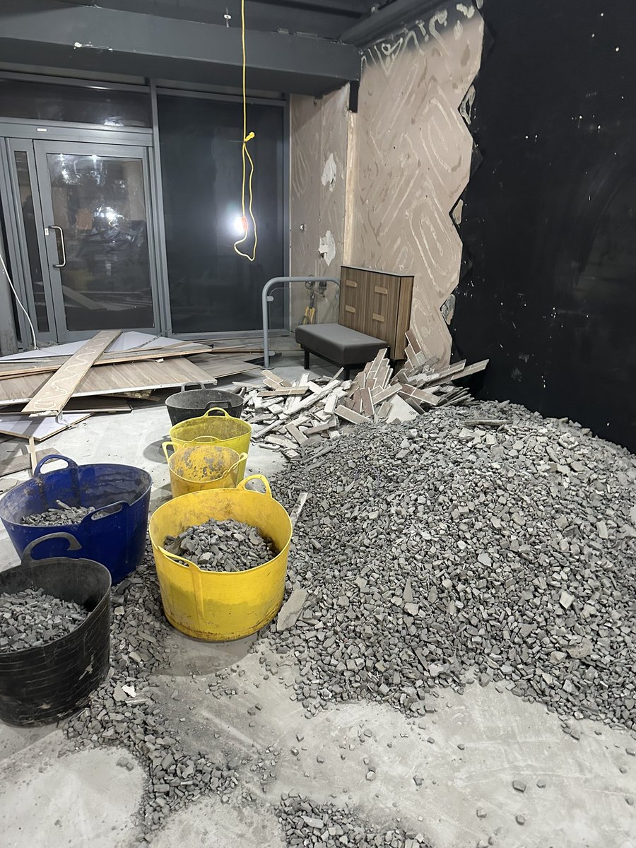 The last time these lads were in town at 430am Justin Timberlake was Bringing Sexy back, by the looks of this picture it’s gone again 😆

7 ton of tile removed in 90 minutes to comply with strict loading and unloading rules. 🦸

We offer Bespoke waste collections to suit the