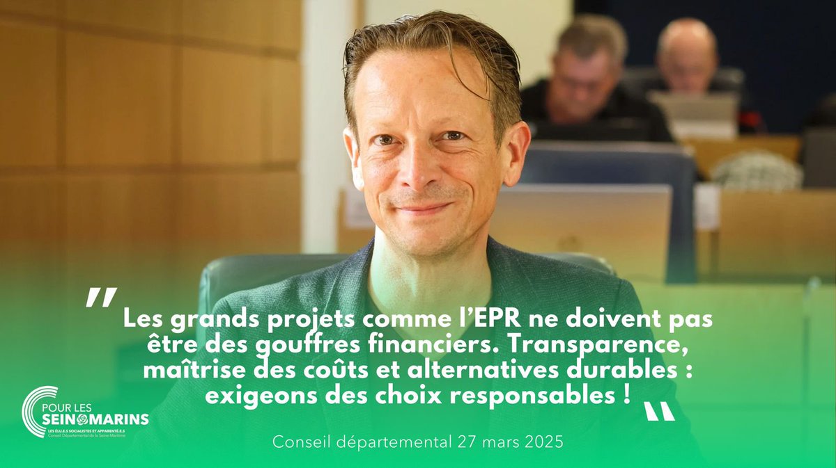 💰⚡ Les grands projets comme l’EPR ne doivent pas être des gouffres financiers !

Quand un projet démarre à 3 milliards et finit à 23 milliards, peut-on encore parler de maîtrise budgétaire ? 🤔 Exigeons transparence, sobriété et alternatives durables ! 🌱