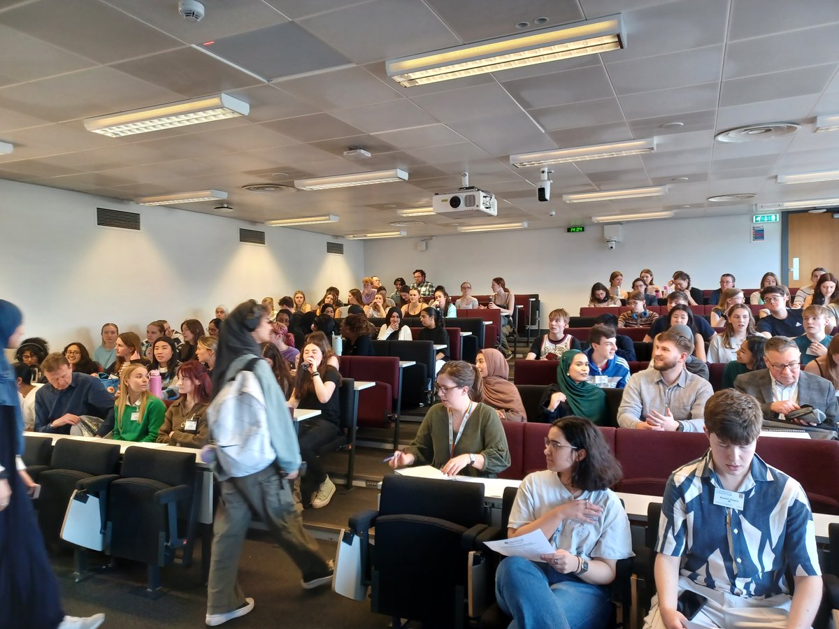 Today and tomorrow we welcome back to campus students who are undertaking their year-in-industry placements for our annual symposium to tell us about their work. Great to have so many representatives from industry join us for this event.