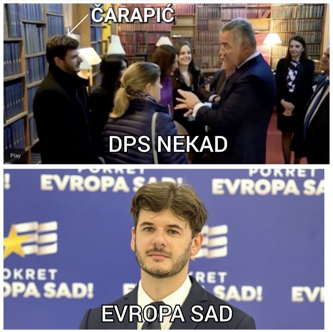 dautovic_asmir's tweet photo. Poslanik Čarapić je jedan od onih preletača koji su 30 godina održavali Mila Đukanovića na vlasti... https://t.co/75thS7vDD9