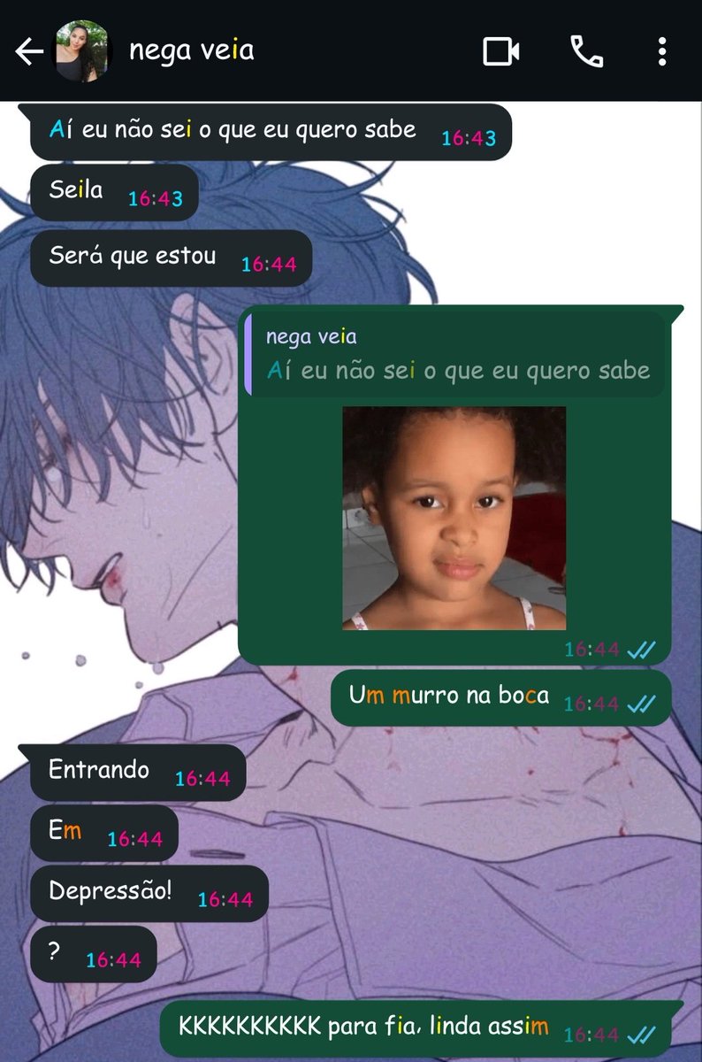 4yumi_Y's tweet photo. Acho q deus quis me proteger quando me mandou um homem ao envés de uma mulher, é eu conversar 5min com a kessia que eu vejo que mulher é um ser complicado, Ô MULHER DIFÍCIL DE AGRADAR, implica com tudo, faz drama, me xinga, e no final é só levar p comer que sara 😆😅 https://t.co/jhde8fSfMS