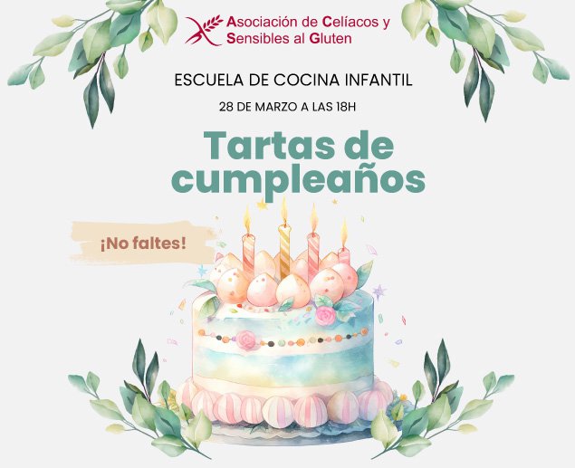 Los talleres de cocina de esta semana serán muy🔝

👨‍🍳Viernes, 28: Escuela Infantil de Cocina. Nuestros peques harán tartas de cumpleaños.

👨‍🍳Sábado, 29: Taller de Cocina. Aprenderemos a combinar las frutas con masas saladas y dulces.

Son gratuitos para socios y están completos.
