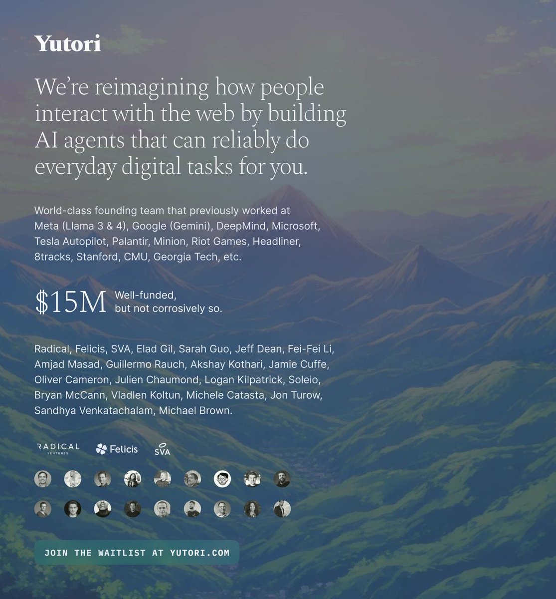 I started something new last year with a wonderful group of people. We showed a demo in Jan. 

Today, we’re telling our story — show before you talk!

We are re-imagining how people interact with the web — one of humanity’s greatest inventions and a a mess overdue for an