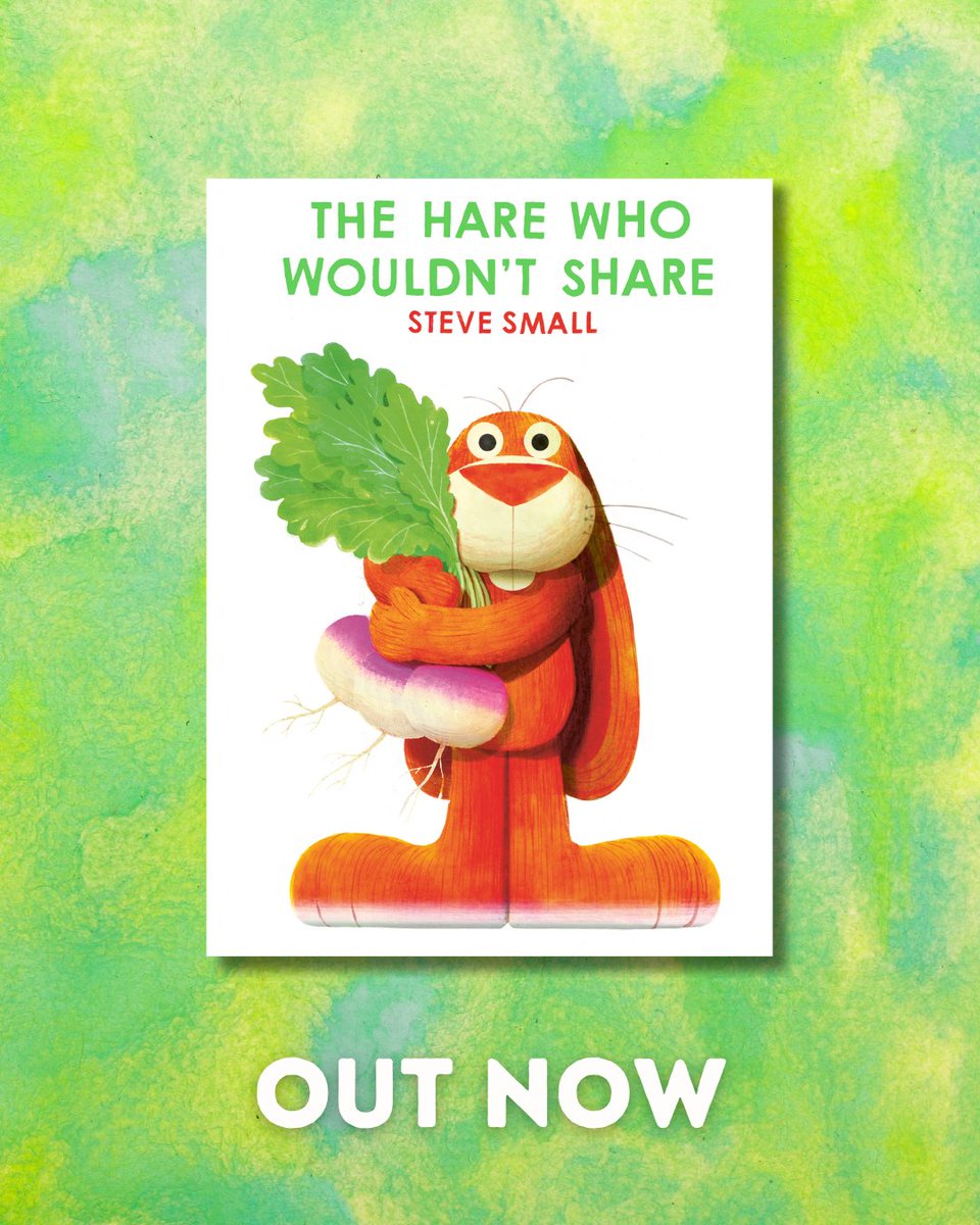 Out now in paperback 🥕 

There was once a hare who did NOT like to share.
What is the point of sharing? thinks the hare.
The more I give away the less there is for ME.

A light-hearted and beautifully illustrated story about learning to share by the bestselling creator of The