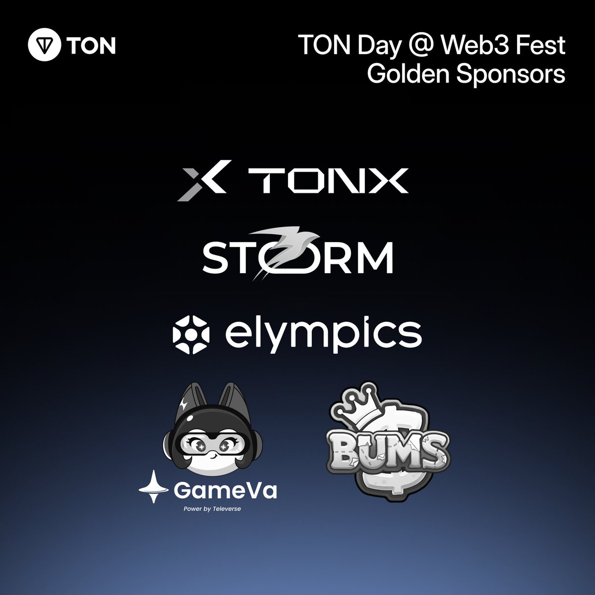 TON Day Golden Sponsors at <a href="/festival_web3/">Web3Festival</a> HK 2025 🔥 Shoutout to the legends making it all happen:

🌐 <a href="/TeleverseXYZ/">Televerse</a>: One-click mini-game deployment across platforms using AI Agents

🔧 <a href="/TONX_Studio/">TONX 💎</a>: Dev tools, resources, ecosystem support &amp; a thriving community to help you build