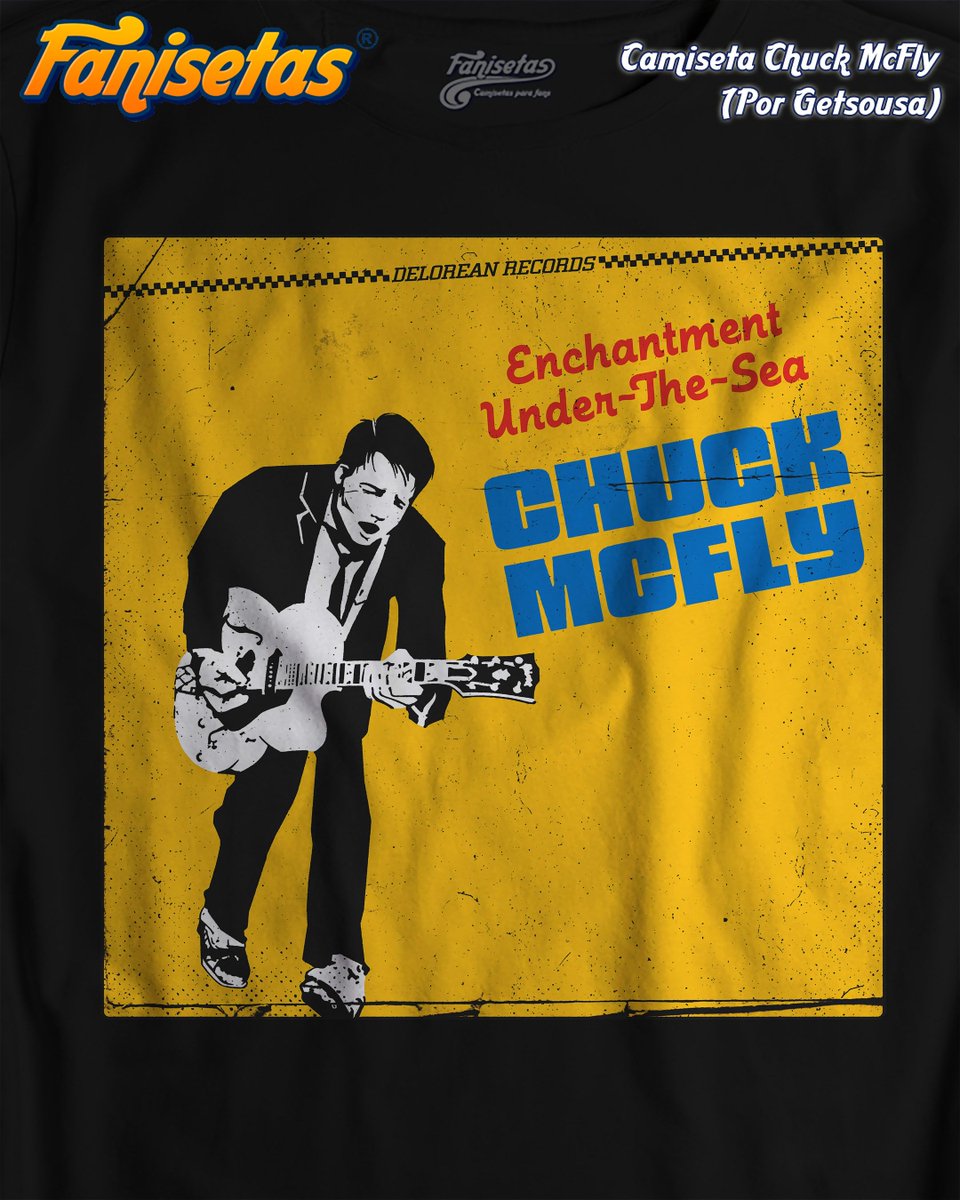 Fanisetas (@fanisetas) on Twitter photo No hay mejor #riff de #guitarra que el del señor #MartyMcFly alias "Chuck McFly" #camisetas #tees #tshirts #chuckberry #regresoalfuturo #backtothefuture #mcfly #delorean #doc #fanisetas Ilustrado por <a href="/getsousa_tees/">GetSousa!✍️</a> fanisetas.com/camiseta-chuck… No hay mejor #riff de #guitarra que el del señor #MartyMcFly alias "Chuck McFly" #camisetas #tees #tshirts #chuckberry #regresoalfuturo #backtothefuture #mcfly #delorean #doc #fanisetas Ilustrado por <a href="/getsousa_tees/">GetSousa!✍️</a> fanisetas.com/camiseta-chuck…