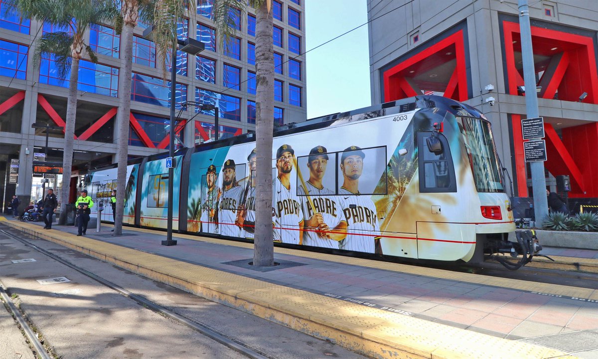 FTA_DOT's tweet image. It’s #OpeningDay! Heading to the ballpark? #TakeTransit to skip the traffic and parking fees and enjoy a stress-free start to the season. Here’s how to get to 4 home games in MLB cities:

🚇 DC – @Nationals &amp;amp; @wmata 
Take the Green Line to Navy Yard–Ballpark Station—just a block