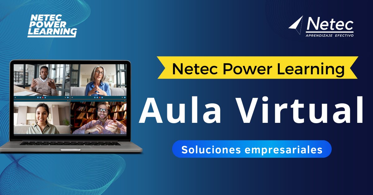 netec's tweet image. Conoce los recursos digitales que incluye nuestra Aula Virtual de #NetecPowerLearning ⚡
Descubre por qué nuestra solución ha demostrado facilitar el aprendizaje de tus colaboradores en TI 🤓 Conoce aquí más información 👉 hubs.la/Q03dxNqN0