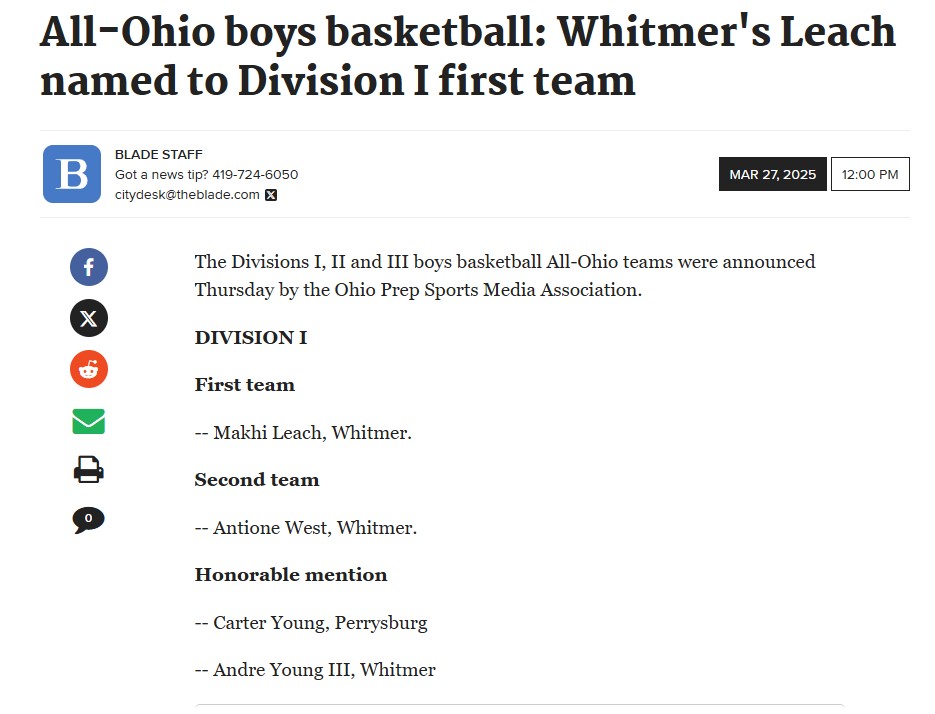 Whitmer Athletic (@whitmerathletic) on Twitter photo 🏀 Whitmer Boys Basketball absolutely DOMINATED the All-Ohio Awards! 🏀 <a href="/WhitmerHoops/">Toledo Whitmer Basketball</a> 🏀 Whitmer Boys Basketball absolutely DOMINATED the All-Ohio Awards! 🏀 <a href="/WhitmerHoops/">Toledo Whitmer Basketball</a>