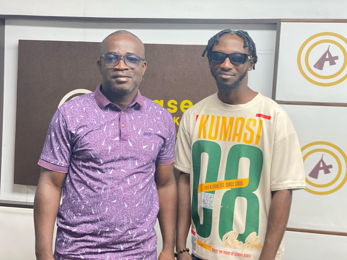benbrainylive's tweet photo. Asaase radio done with the Radio Godess @MzNaaKlordey . Thank y’all for tuning in. YFM 

#HomeTownRecords https://t.co/mL2KAQ4zFH