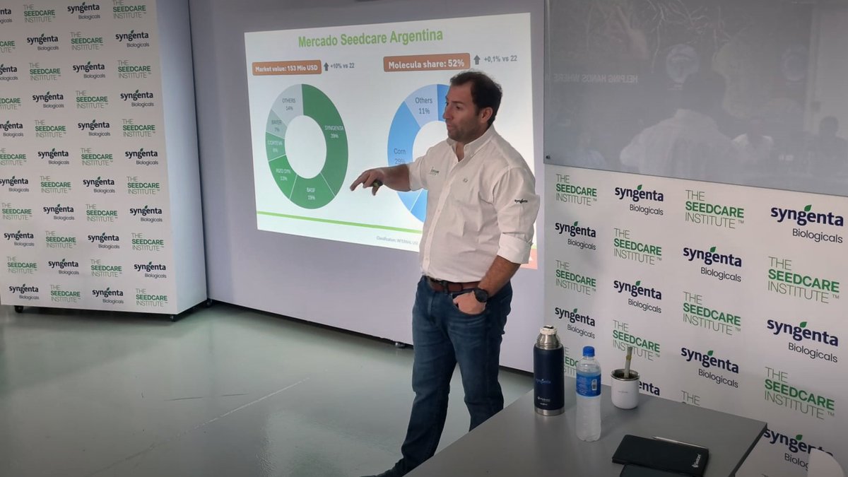 Hoy recibimos al equipo de Ambev (Maltería Uruguay S.A.) y <a href="/macciocultivar/">Pedro Maccio y Cía. S.A.</a>  en nuestro Seedcare Institute de 📍Pergamino, donde estaremos llevando a cabo una capacitación en tecnologías para un mejor tratamiento de semillas 🔬

💡 El intercambio de conocimientos y la innovación