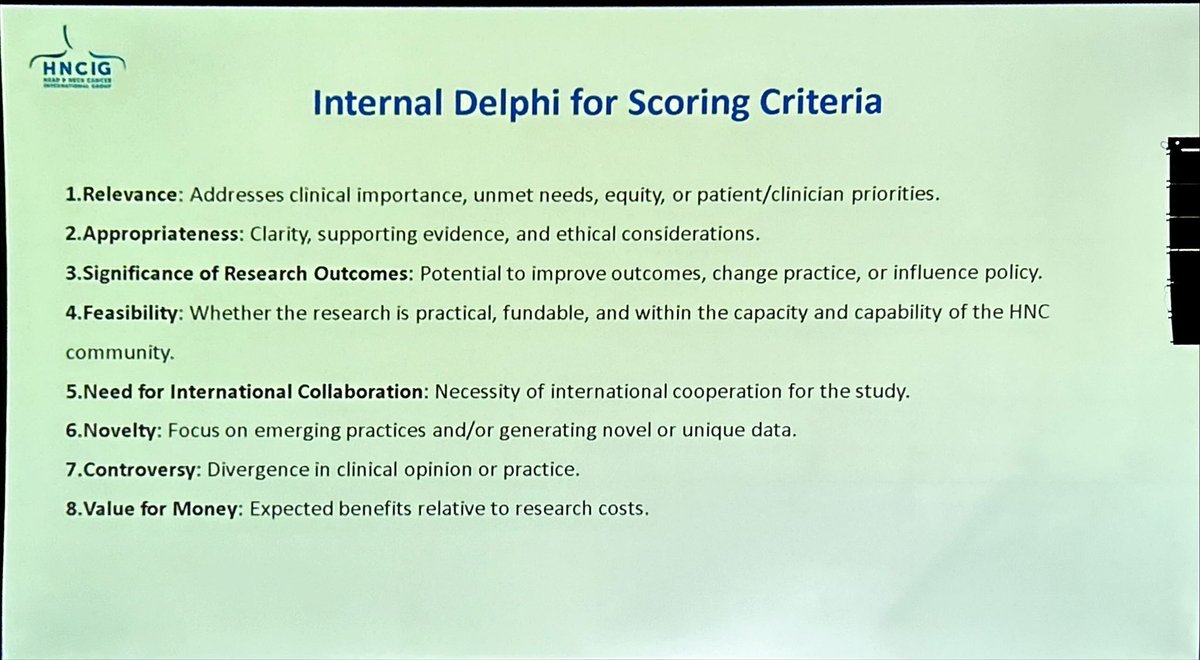 Pierre Blanchard, MD (@pblanchardmd) on Twitter photo <a href="/H_N_C_I_G/">Head and Neck Cancer International Group</a>’s strategy to define the top 10 clinical trials in head neck oncology w/ clinicians & patients input.
Excellent talk and inspiring project to join forces worldwide to fight HNC.
Looking forward to the results & most importantly to the launch of the trials.
#ECHNO25 <a href="/H_N_C_I_G/">Head and Neck Cancer International Group</a>’s strategy to define the top 10 clinical trials in head neck oncology w/ clinicians & patients input.
Excellent talk and inspiring project to join forces worldwide to fight HNC.
Looking forward to the results & most importantly to the launch of the trials.
#ECHNO25