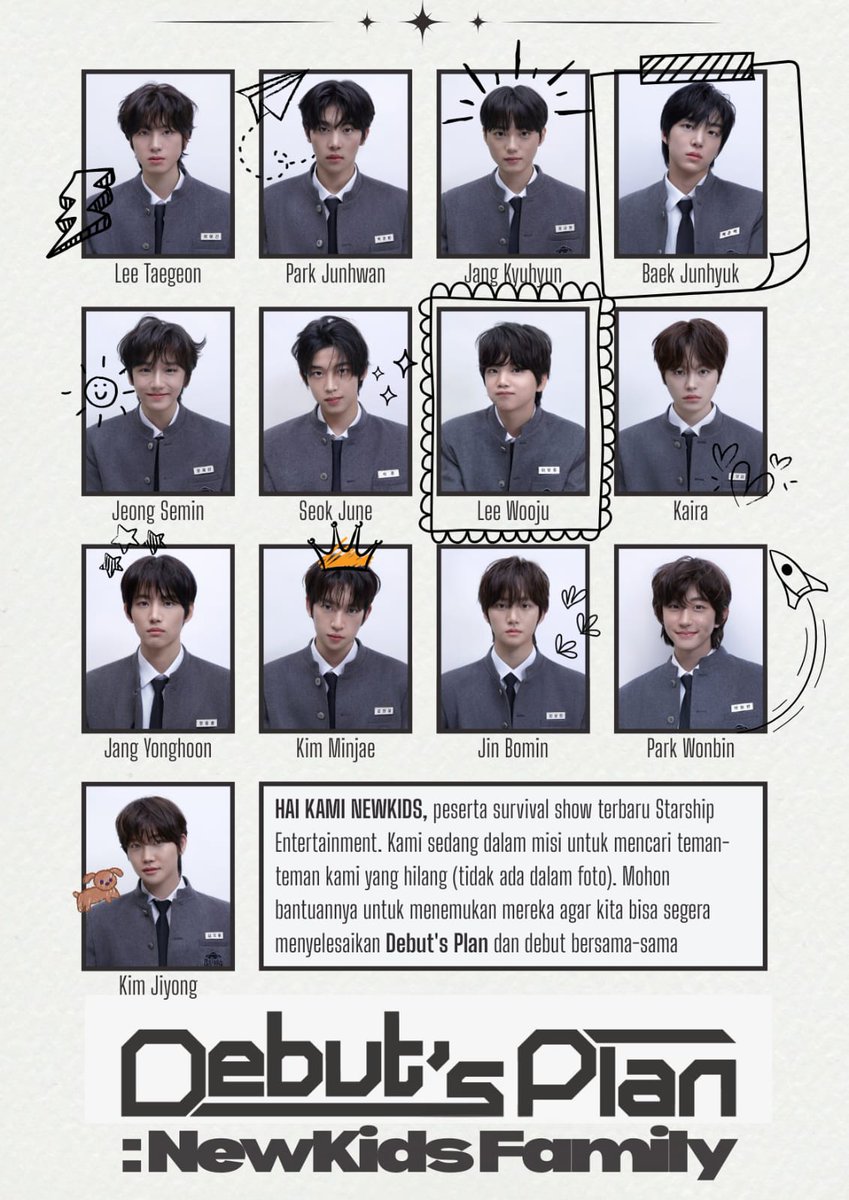 Collecting the missing N͟e͟w͟K͟i͟d͟s͟ to fill the puzzles. The thirteen of us are here already, so if you see your spots are available, feel free to leave a trace down below! A repost would be greatly appreciated to help us find our missing pieces!