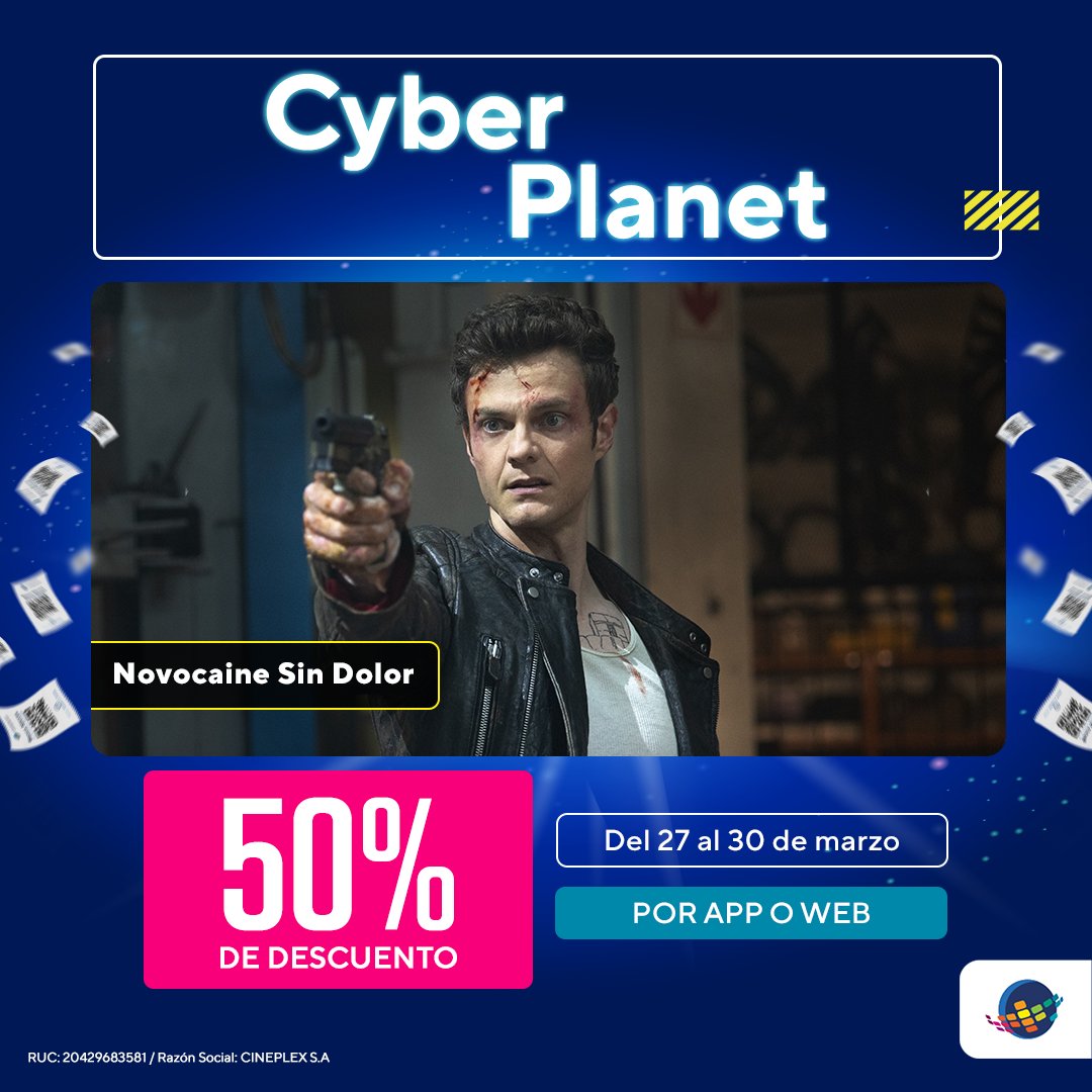 cineplanet's tweet photo. ¡EMPEZÓ EL CYBER PLANET! 🚀🍿 🤩 Aprovecha el 50% de descuento en estas películas con tus compras por web y app ¡del 27 al 30 de marzo! 🎉 
Adquiérelas YA 🌐https://t.co/oQoUFzI7MF 📲🎟

#NuestraCartelera #MisBoletos #CyberPlanet #Descuentos #Cineplanet https://t.co/gno4s4atbZ