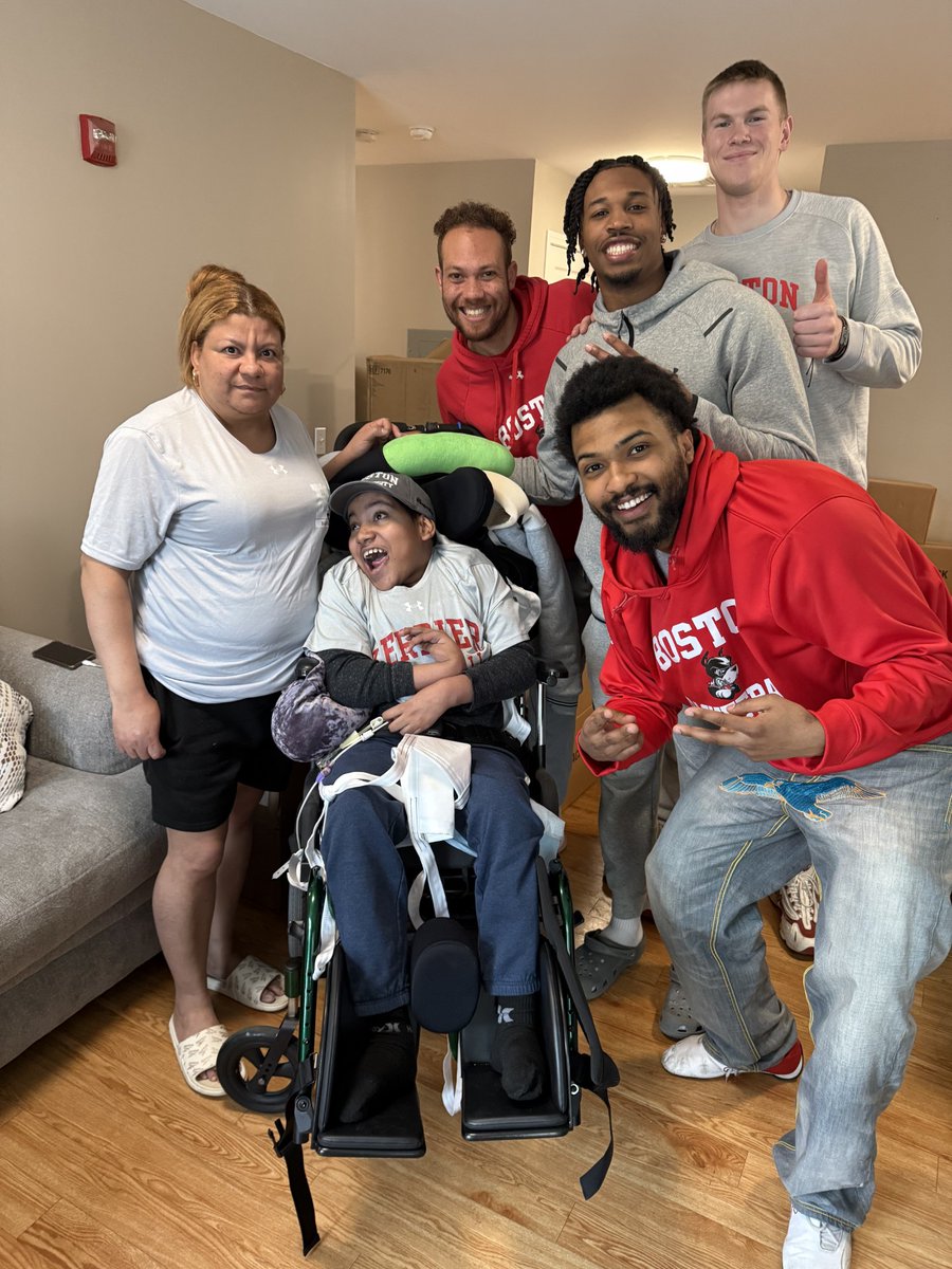 Great time visiting our Team IMPACT teammate Antonio yesterday💪 Moments like these remind us what being part of a team is really about. #GoBU #TeamIMPACT #ProudToBU