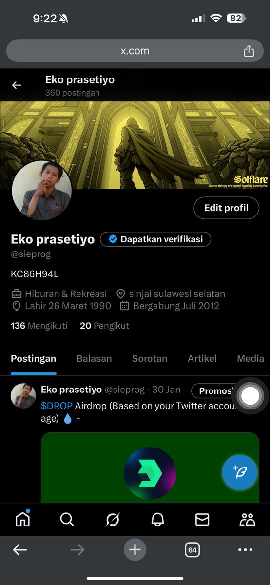 sieprog's tweet photo. @solflare_wallet Hold strong https://t.co/8UisON2cO0