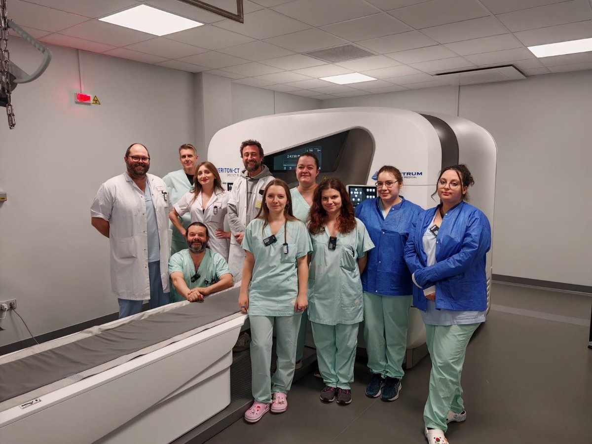 spectdynamics's tweet photo. Congratulations to the Nouvel Hôpital Civil de Strasbourg on the installation of the VERITON-CT!
This marks a significant step forward in nuclear medicine, bringing advanced digital SPECT/CT imaging to enhance patient care and clinical workflows.
#VERITON #Numed #theranostics https://t.co/qcWqRGwA1T