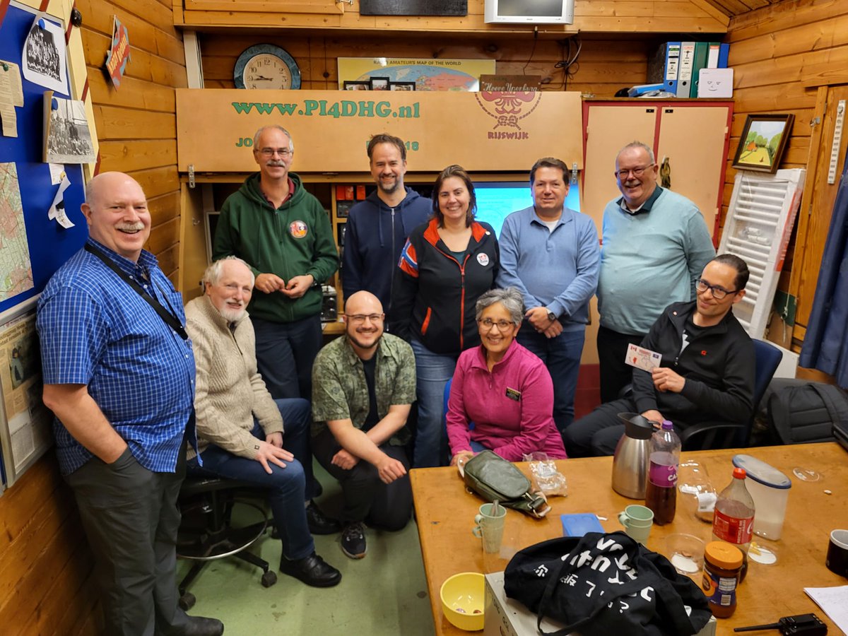 Neeroo VE6NRO at Netherlands amateur radio station. We were very warmly received &amp; they are very happy to have us for the Manna80 Special Event. They will be operating from a racetrack for the event. It is humbling to be in the actual drop zone of the event we are commemorating.