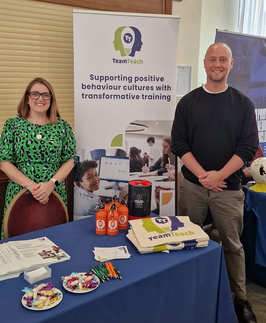 TeamTeachLtd's tweet photo. Great to see everyone at the Oldham Leadership Conference today!

If you're interested in hearing what's new for behaviour support and how we can help you and your pupils, please stop by to see Joanne Horn and Drew Ward!

#behavioursupport #deescalation https://t.co/2yL4tYGEhv