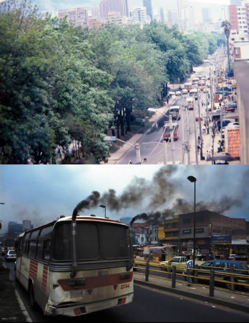 lojalidad's tweet photo. @SaraCarvajal Hay personas q odian más a Pastrana xq acabó con una vía verde q muchas personas recuerdan con nostalgia, para convertirla en la nefasta troncal Av Caracas con la guerra del centavo y la zozobra que generaban sus paraderos grises, sucios e inseguros. Eso fue mucho antes del 2004. https://t.co/QNCIcHflSA