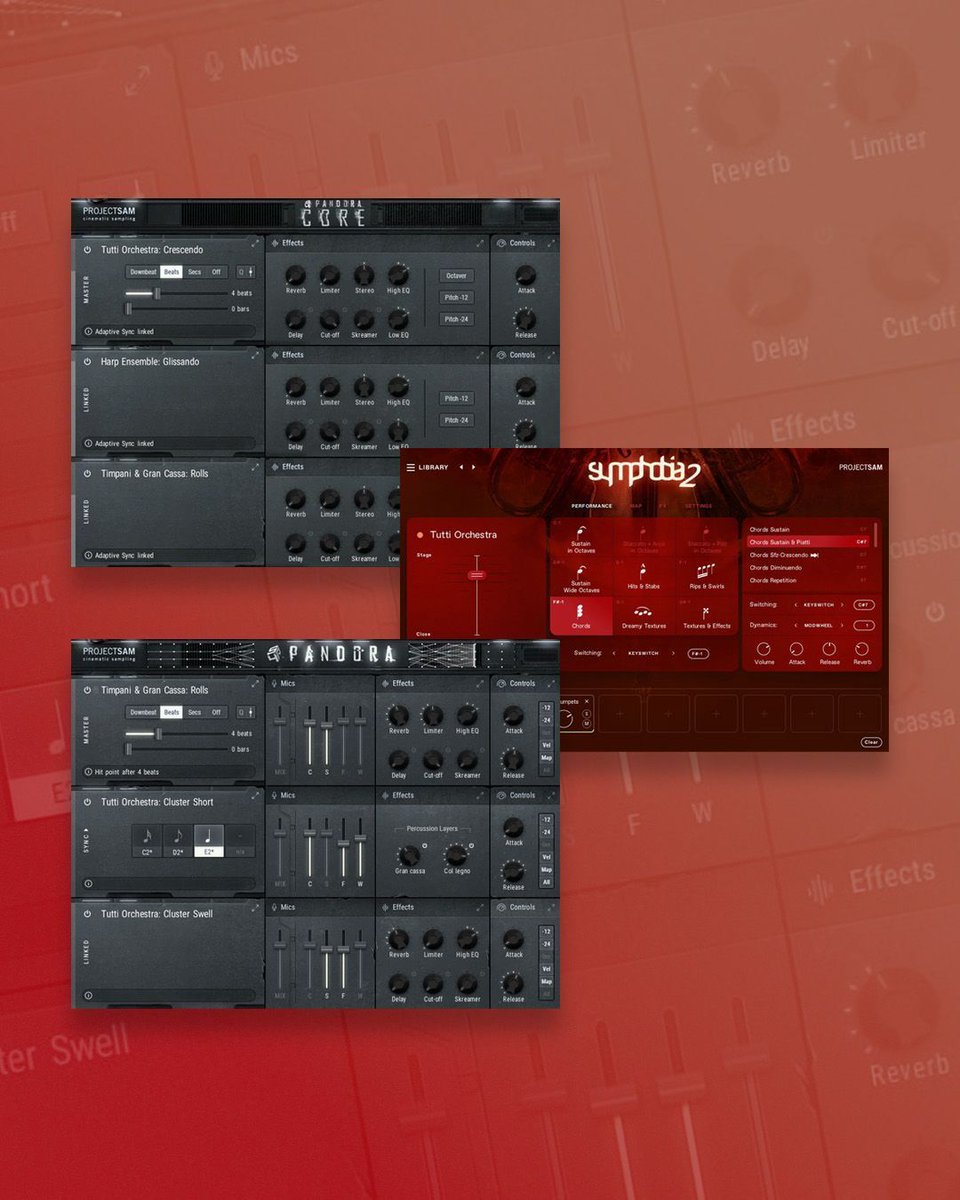 pluginfox's tweet image. ProjectSAM Sale 🎹 
Save 30% on Symphobia 2 and Symphobia 4
Save 35% on the "Sound of Adrenaline" bundle that contains them both
Buy here - pluginfox.com/projectsam
Sale ends April 2nd ⏰

@projectsam_libs #projectsam #pluginfox #plugindeals #pluginsales #virtualinstruments