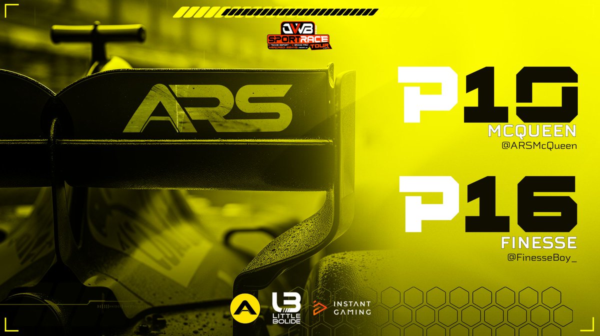 🏁- DWB 🟡⚫️

Un point de pris dans des conditions climatiques très compliquées. 

P10 : <a href="/ARSMcQueen/">ARS Leclerc</a> 
P11 : <a href="/FinesseBoy_/">Finesse</a> 

Next round Canada 🇨🇦