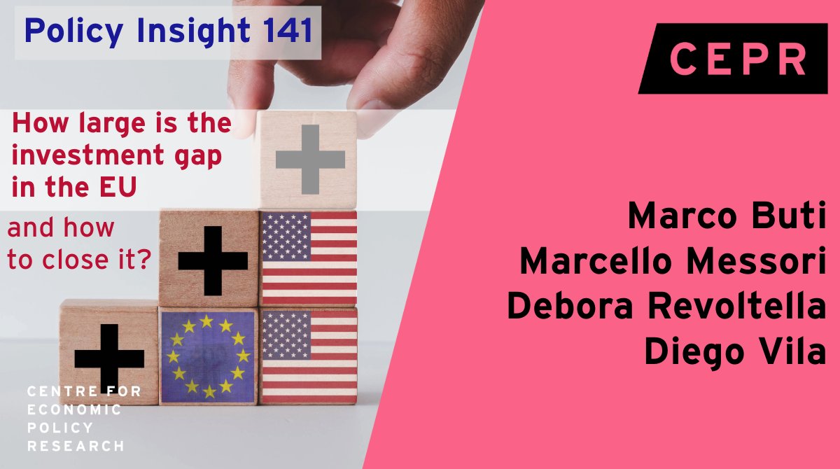 CEPR (@cepr_org) on Twitter photo Bridging the #investment gap in the #EU
Marco Buti <a href="/EUI_ECO/">Economics at EUI</a>, Marcello Messori <a href="/EUI_ECO/">Economics at EUI</a>, <a href="/DeboraRevoltel1/">Debora Revoltella</a> <a href="/EIB/">European Investment Bank</a>, Diego Vila Martin <a href="/EUI_ECO/">Economics at EUI</a>
VoxEU Column: ow.ly/fVyw50VpIsZ
#PolicyInsight: ow.ly/IkwK50VpIsY Bridging the #investment gap in the #EU
Marco Buti <a href="/EUI_ECO/">Economics at EUI</a>, Marcello Messori <a href="/EUI_ECO/">Economics at EUI</a>, <a href="/DeboraRevoltel1/">Debora Revoltella</a> <a href="/EIB/">European Investment Bank</a>, Diego Vila Martin <a href="/EUI_ECO/">Economics at EUI</a>
VoxEU Column: ow.ly/fVyw50VpIsZ
#PolicyInsight: ow.ly/IkwK50VpIsY