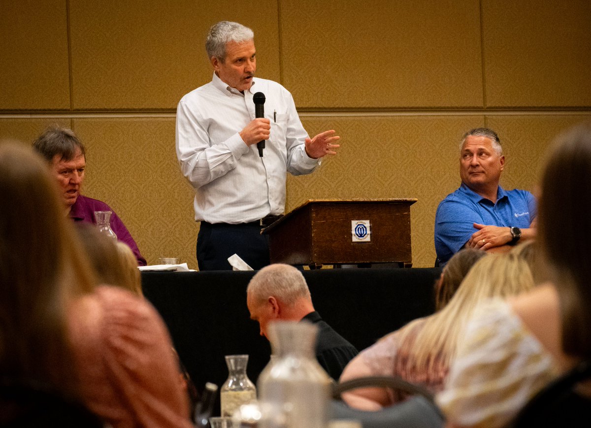 I want to give a huge thanks to <a href="/CoachBilleter/">Tom Billeter</a> for speaking to the 40 Flint Hills Optimist All-Star athletes at their banquet Wednesday evening. Coach spoke about the importance of goal setting and doing one thing better than everyone else.  <a href="/ESUSports/">ESU Athletics</a> <a href="/ESUMensBBall/">Emporia State Basketball</a>