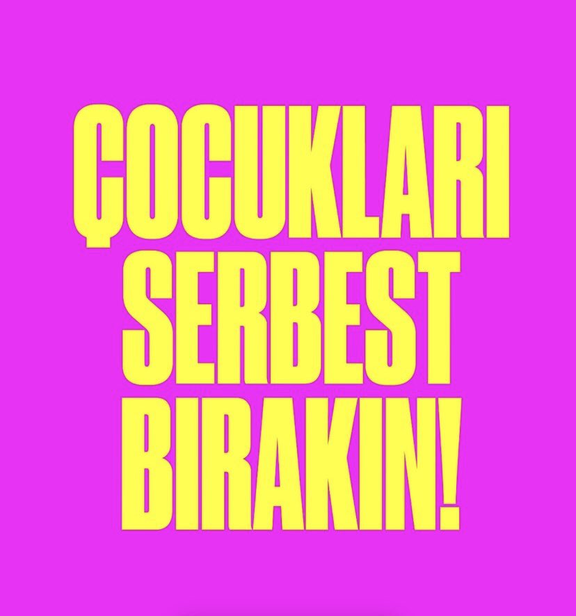 Çocukları serbest bırakın …