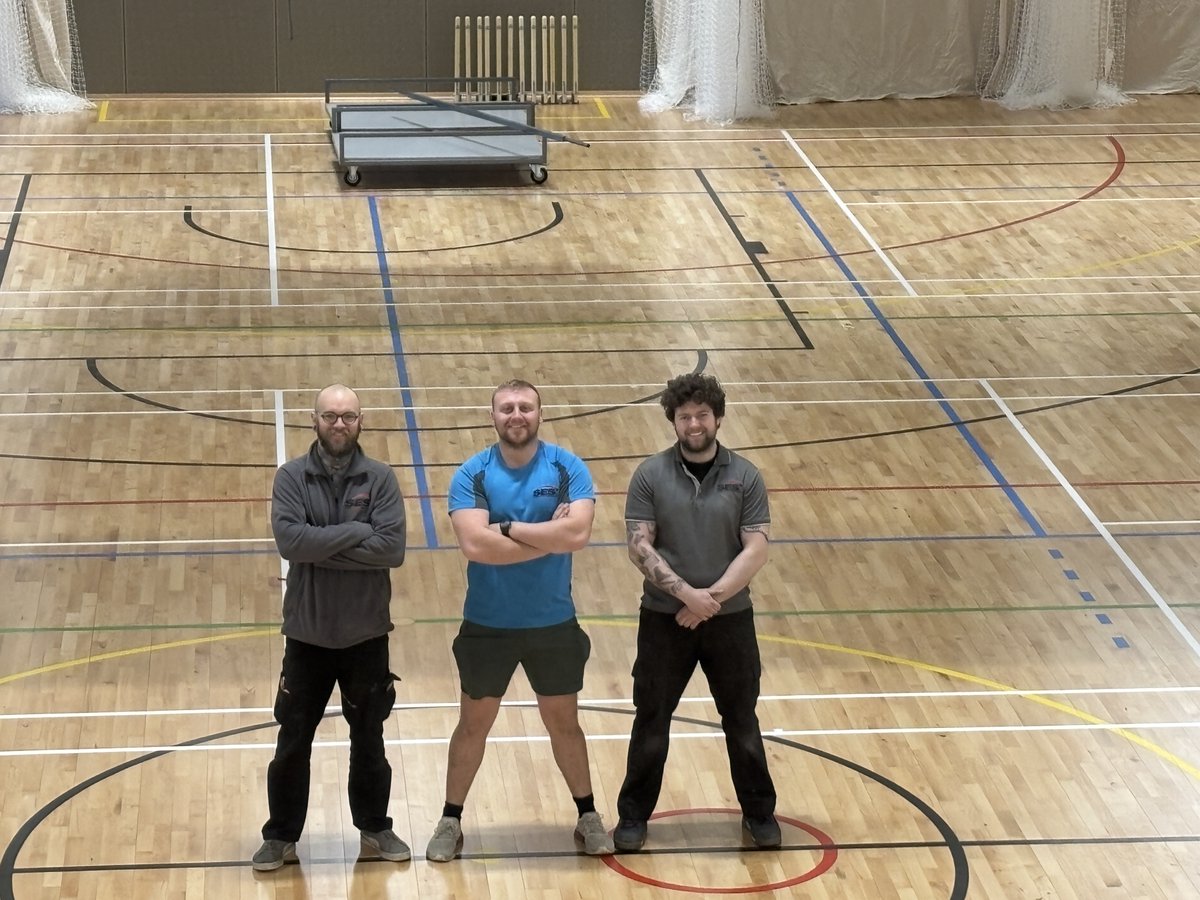 🔴⚫️ Indoor Sports Hall Installation Complete! 🏗️🏀
From flooring to equipment, our team delivered a full indoor sports hall fit-out—safe, modern &amp; game-ready!
📍 Custom-built by SES engineers.
👉 sportshallrefurbishment.co.uk

#SportsHall #SESInstallations #FacilityUpgrade