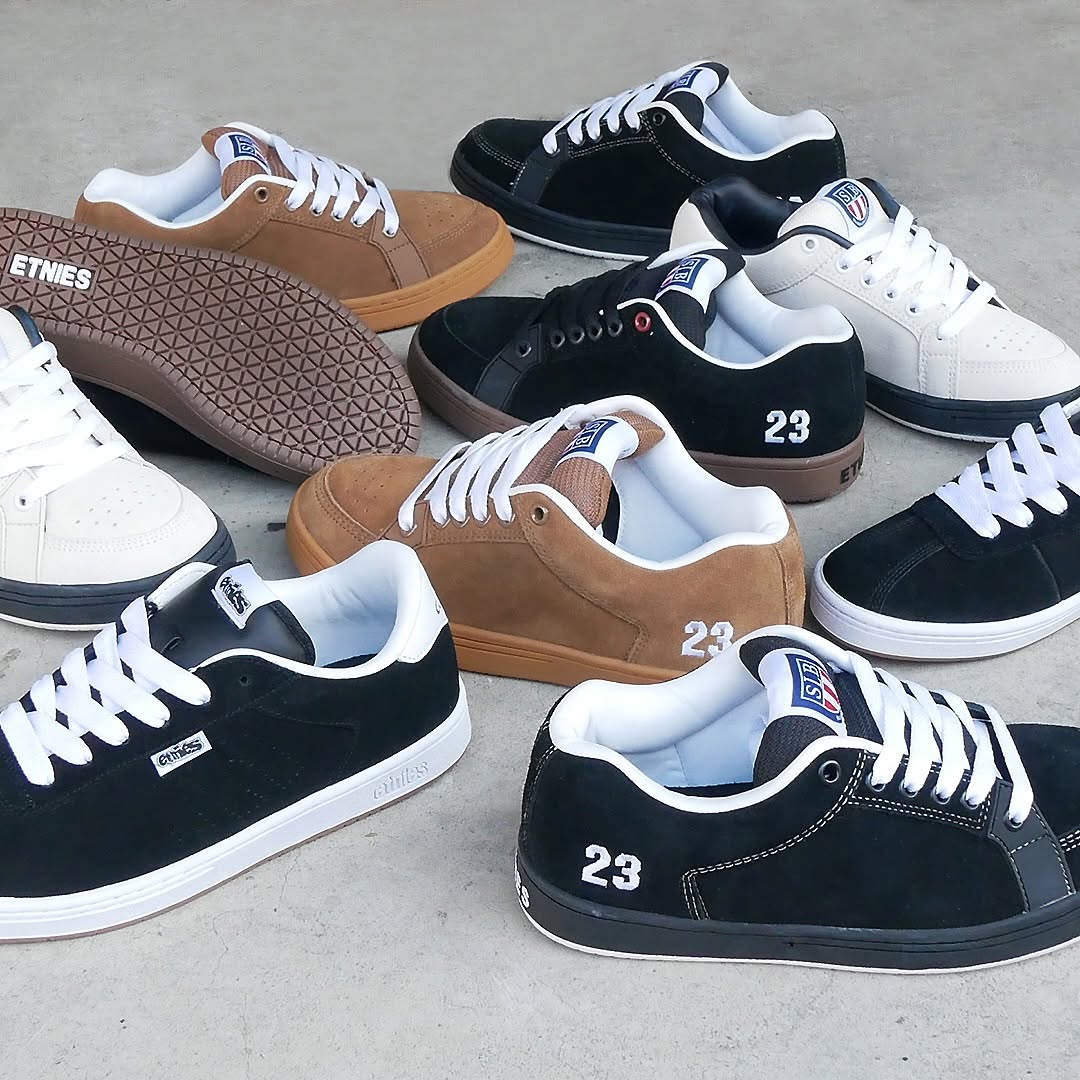 【新入荷情報】ETNIES / SAL 23 &amp; SCAM

1986年にピエール・アンドレが設立した、スケートボードシューズブランド、ETNIES（エトニーズ）から、90年代に一世風靡した サル・バービアのシグネチャーモデル "SAL23"、オリジナルモデルの "SCAM" が復刻しリリースされました。
californiastreet.net/c/shoes/shoes-…
