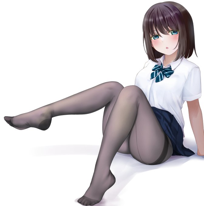 あらためまして、こんばんは。
デニールの少なめのパンストを穿いたJKに遭遇して、さすがに『んっ!?』となってしまった、
こずえあかりです。
(そういう理由でちょっと描いてみました) 