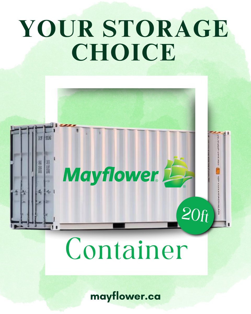 MayflowerCanada's tweet image. Moving around the block 🏘️? Moving across the country 🌏? Or simply need storage? Mayflower can handle moves from all shapes and sizes🚛. Our container program is here to help you get the job done right.
Contact us today at mayflower.ca.

#ContainerMoving
#canadianown