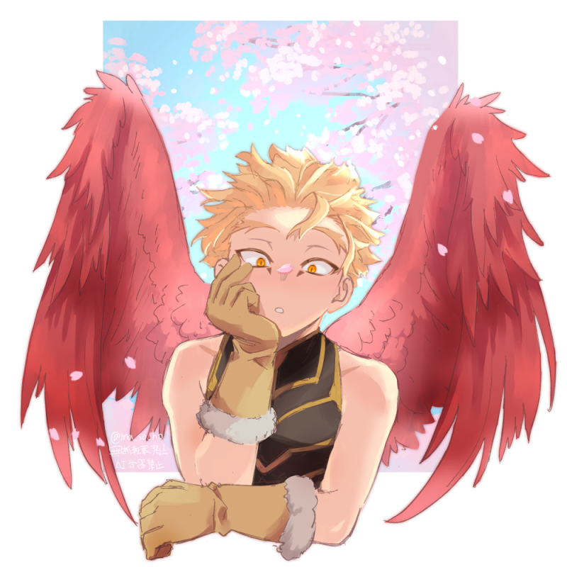 春っぽいものを描きたかった。初めての若ホ。
服の色はてきとうです