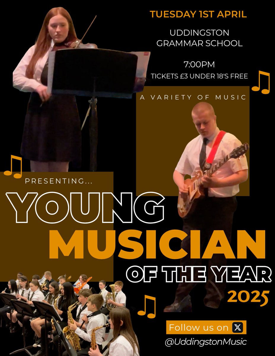 Uddingston Music (@uddingstonmusic) on Twitter photo Come along and listen to our wonderful musicians on Tuesday night at our annual Young Musician of the year! 🎶 Entertainment from the wind band and jazz band with Tea and Coffee available. What more could you want! 🎤 🎻 🎷 🎸 🎶 <a href="/UGSchool/">Uddingston Grammar School</a> <a href="/GrammarArt/">Uddingston Grammar Art & Design</a> Come along and listen to our wonderful musicians on Tuesday night at our annual Young Musician of the year! 🎶 Entertainment from the wind band and jazz band with Tea and Coffee available. What more could you want! 🎤 🎻 🎷 🎸 🎶 <a href="/UGSchool/">Uddingston Grammar School</a> <a href="/GrammarArt/">Uddingston Grammar Art & Design</a>