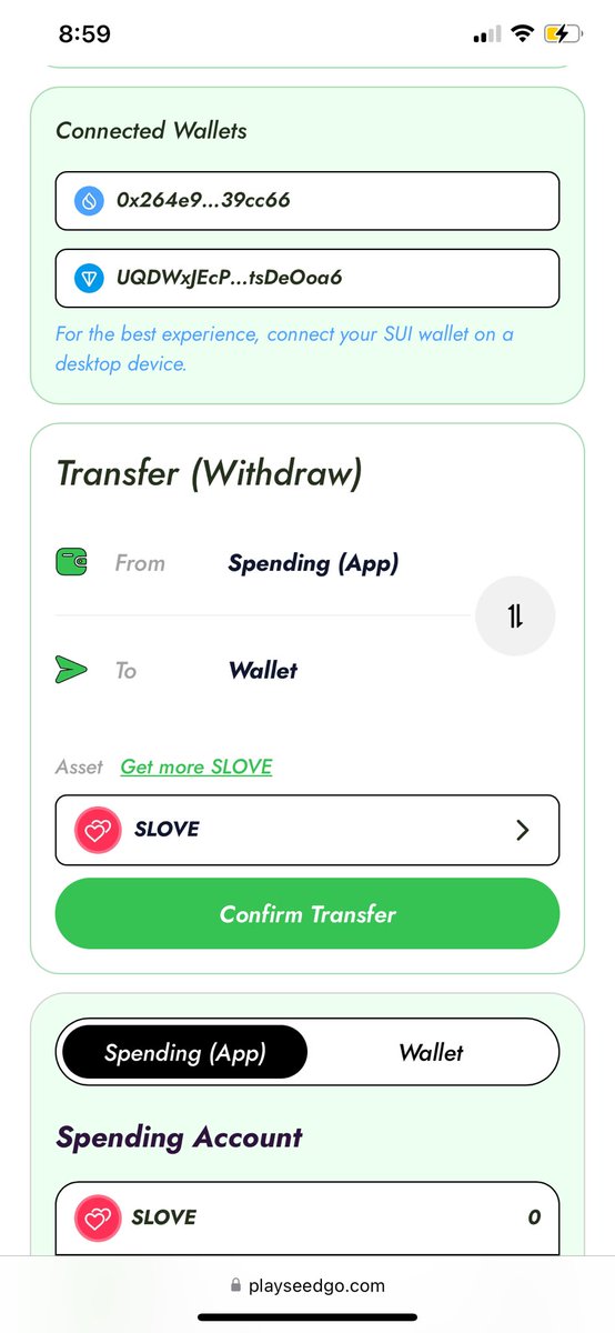 zar717562's tweet photo. @SeedCombinator Hello sir, I have added OKX wallet and Sui address on https://t.co/OjirblfH3Y. In order to change the link to Sui wallet app, I need to remove the original OKX wallet link. I know how to connect to Sui wallet, but Sui wallet kept giving me an error the other day, https://t.co/d8FZ9HPm3D