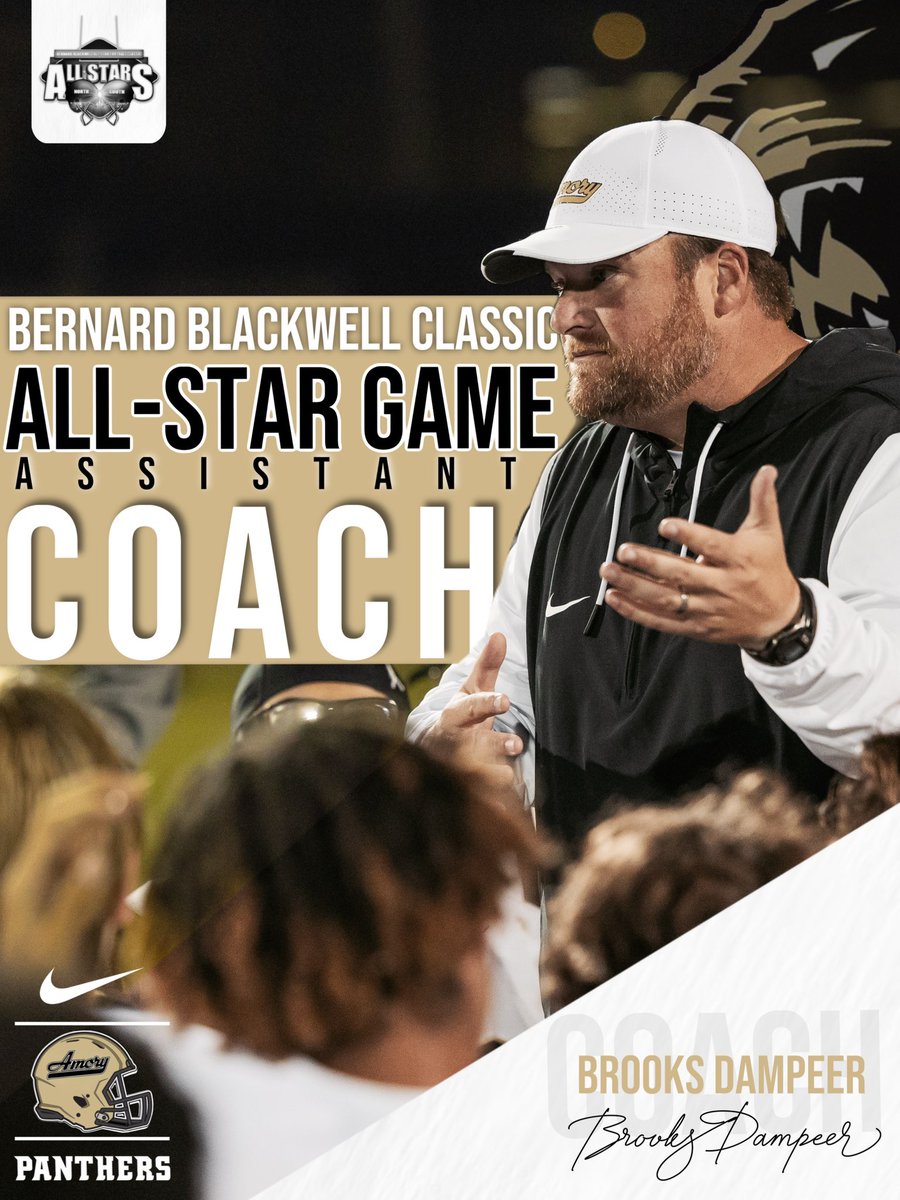A big congrats to Panther Head Coach Brooks Dampeer for being named to the 2025 Bernard Blackwell All-Star Game coaching staff! #MTB 🏆