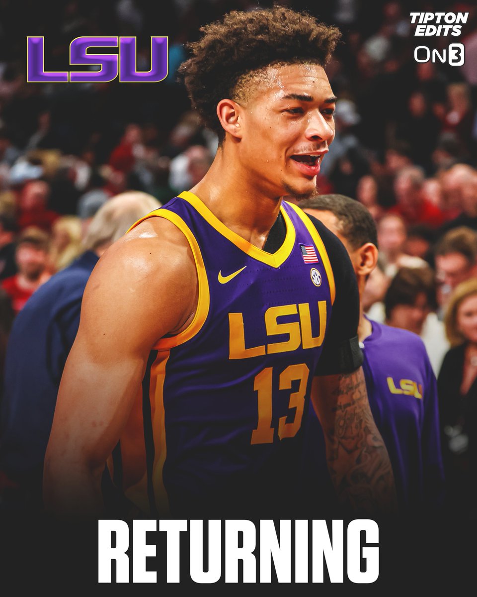 Jalen Reed will return to LSU for his senior season, he told <a href="/on3/"></a>.

The Tigers retain one of their key frontcourt pieces for next season. Reed, a 6-foot-10 forward, averaged 11.1 points and 6.5 rebounds per game this season before going down with an injury.