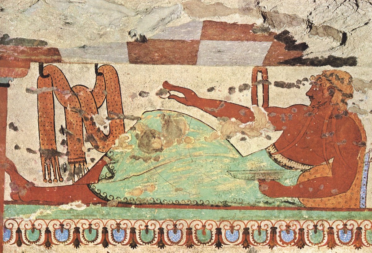 Ritual dance. Date: 6th century B.C. Place of origin: Tarquinia, Tomb of the Lionesses