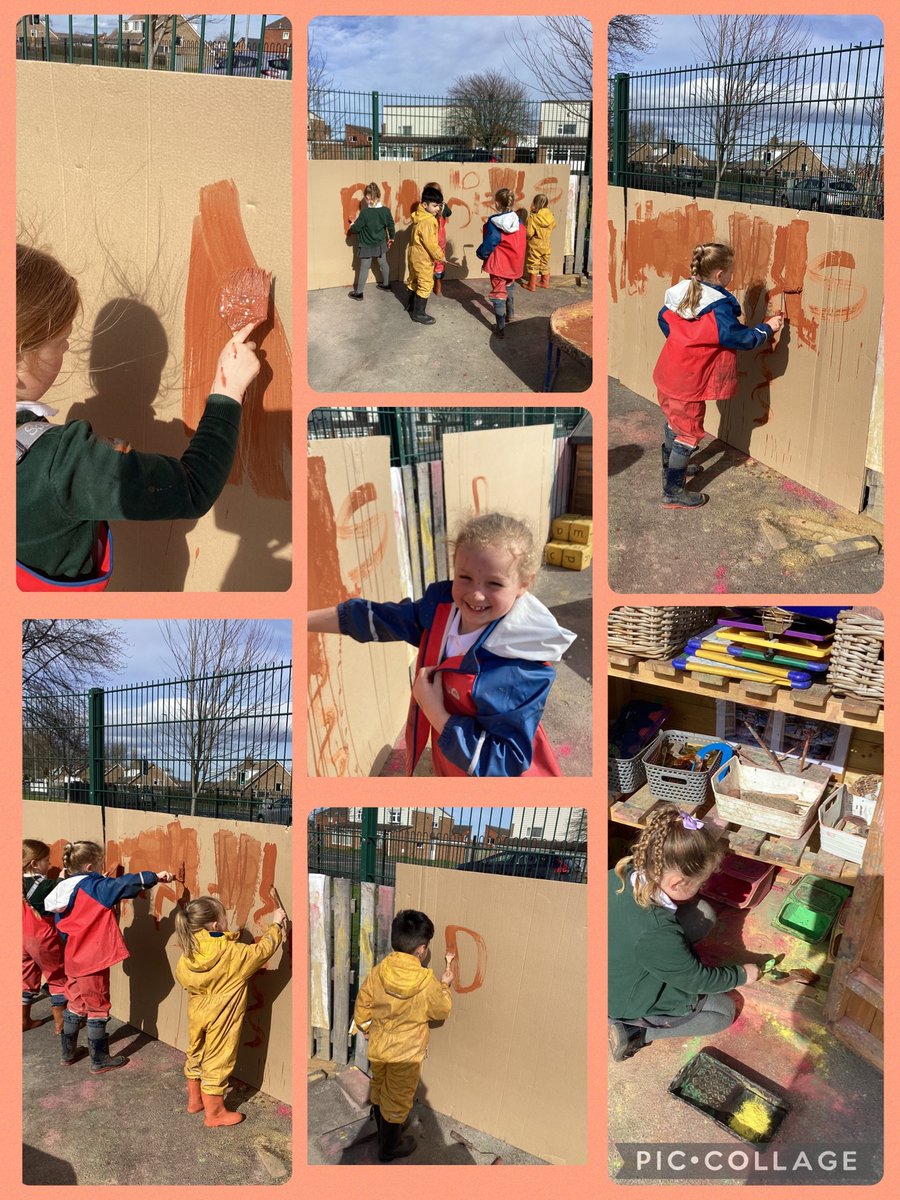 BaderPrimary's tweet photo. Reception children are fantastic decorators! They really enjoyed the opportunity to develop their gross motor skills. #BaderEYFS #physicaldevelopment #RRSarticle3 https://t.co/eKDZ0Afez6