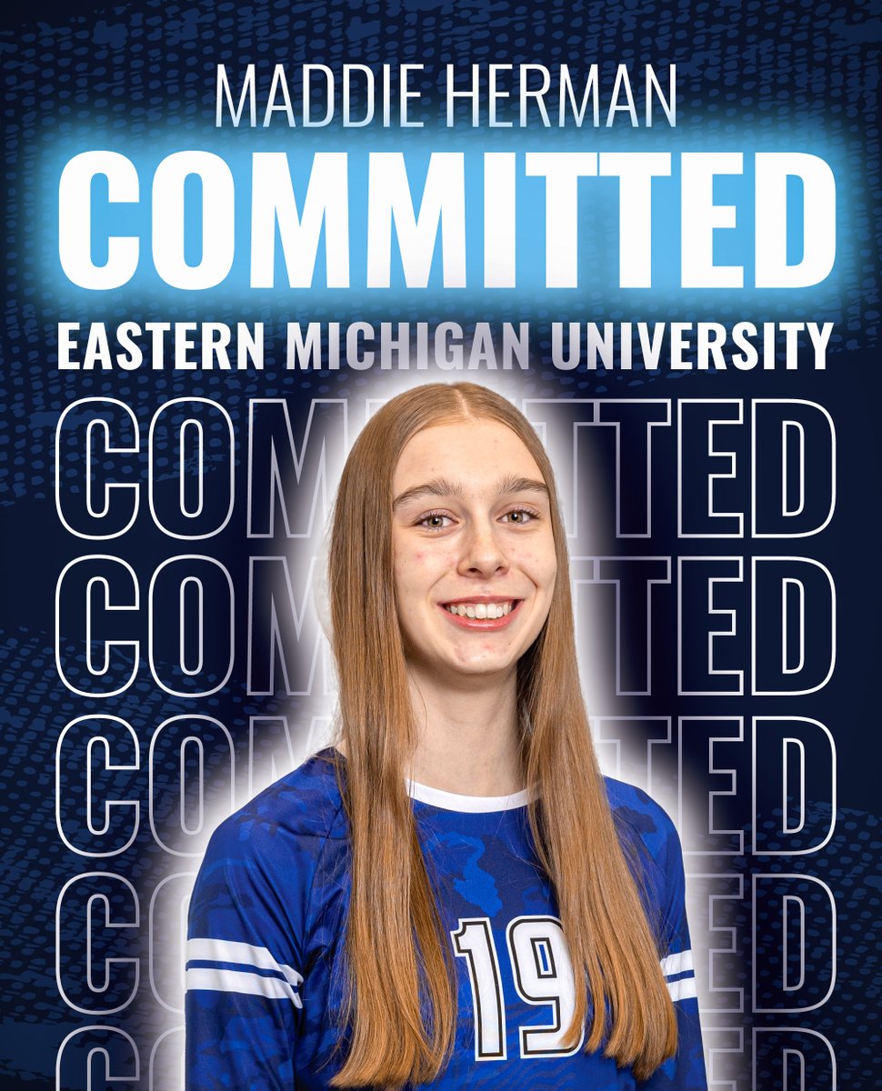 Huge congrats to Maddie Herman from our 17 Tsunami team on her commitment to Eastern Michigan University! 🏐 EMU is gaining an incredible athlete, and we can’t wait to see her shine at the next level! 👏