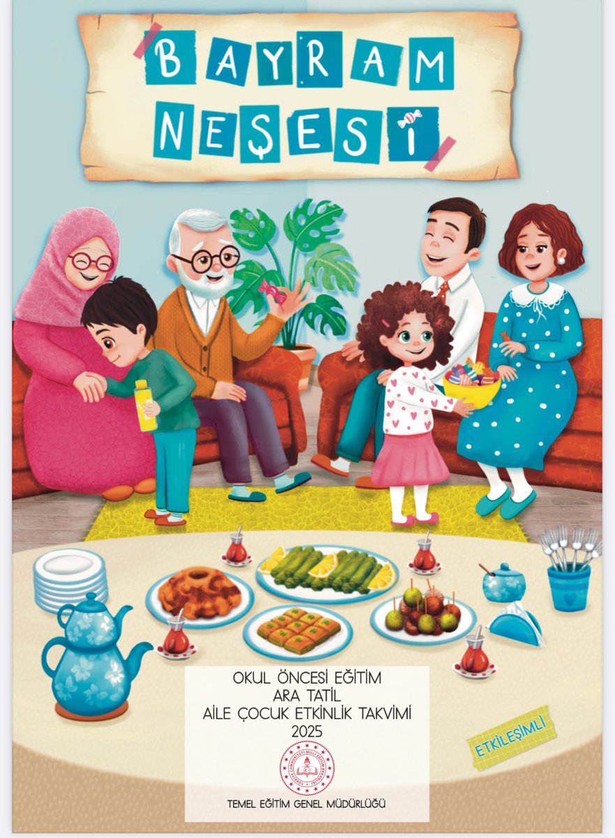 Ara tatilde aile ile geçirilen zamanın niteliğinin artırılması ve okul ile ev arasındaki devamlılığın desteklenerek bilgi, beceri ve tutumların kalıcılığının sağlanması amacıyla okul öncesi öğrencilere yönelik “Okul Öncesi Eğitim Ara Tatili Aile Çocuk Dergisi”,yayınlanmıştır